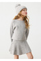 Girl's Knitted Skirt Gray 4907