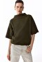 Knitted turtleneck top