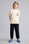 Stumble Guys Printed Crew Neck Soft Fleece Sweatshirt for Boys I3215A826Wn - 3