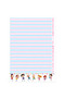 3 Pieces of Large Size 24-Leaf Beautiful Writing Pads, Standard Writing Pads with Uppercase and Lowercase Letters for Elementary School - 4