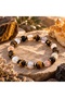 Carnelian, Hematite and Citrine Natural Stone Bracelet for Luck, Abundance and Prosperity Design Bracelet - 3