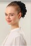 Women's Hijab Bun Clip Scarf Clip Velvet Scarf Bun - 5
