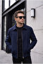 Polo Collar Basic Cashmere Jacket - 2