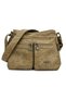 Women's Faux Leather Shoulder Bag – Flap Closure, Multiple Pockets, Adjustable Crossbody Strap - 7