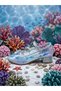 Girl's Orthopedic Coral Stone Detailed Evening Dress Wedding Daily Comfortable Summer Ballerina Shoes - 7