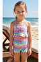Chiffon Pareolu Girls' Quick Dry 4 Piece Bikini Swimsuit Set - 4