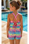 Chiffon Pareolu Girls' Quick Dry 4 Piece Bikini Swimsuit Set - 2