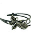 Stylish Plastic Crown with Crystal Stone and Butterfly Detail - 2