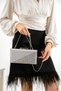 Evening Bag with Half-Stone Details