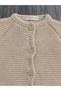 Baby 100% Cotton Knitted Cream Buttoned Knitwear Cardigan - 4