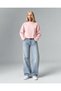 Women's Long Sleeve T-Shirt This Is Not Flirting Printed Pink - Crew Neck, 100% Cotton - 3
