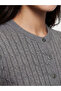 Esvab • Modern & Distinctive Hair Braid Embroidered Women's Knitwear Cardigan - 3