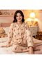 Mother-Daughter Matching Pajama Set with Teddy Bear Pattern, Long Sleeve, Comfortable, Soft, Fun Home Wear Set (Sold Separately) - 6