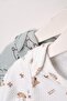 Baby Boy 100% Cotton 4-Piece Top and Bottom Bodysuit Set - 5