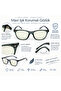 Vista Smoked Blue Light Filtered Screen Glasses with Metal Hinges and Replaceable Glass - 2