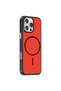 iPhone 16 Pro Max Compatible Case Magsafe Supported Lora Pc Cover - Red-Gray - T43207 - 2