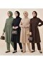 Mersha Muslin Nursing Detailed Tunic Set - Postpartum Period Clothing - 2