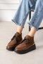 Carmen Genuine Leather Suede Women's Light Sole Daily Tan Boots