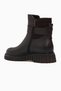 Women's Leather Thick Sole Buckle Zipper Boots 26K 2452611K Brown - 3