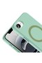 iPhone 17E Compatible Case Magsafe Supported Aris Silicone Cover - Turquoise - T42745 - 2