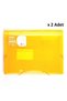 Bellows File with 13 Pockets, Elasticated A4 Orange X 2 Pieces