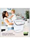 10 Liter Multi-Purpose Transparent Storage Box – with Locking Lid, Handle, Detergent and Food Organizer