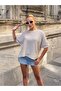 T3379 Mesh Knit Sweater with Lace on the Bottom - 4
