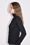 High Neck Long Sleeve Glitter Buttoned Top - 3