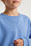 Comfy V Crew Neck Finger-Loop Sweatshirt - 2