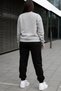 Women's Oversize Crew Neck Sweatshirt Tracksuit Set Casual Comfortable Cut Printed 2-Piece Set with Written Text and Ribbon Print - 2