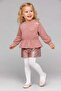 Girl's Shorts-Blouse Bottom-Top Set