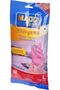 rubber gloves anti-bacteria, size l, 2 pcs, pink