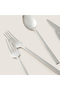 Destina 18 Piece Dinner Fork Spoon Knife Set Shiny Silver - 5