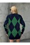 T3027 Baklava Patterned Sweater - 3