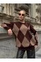 T3027 Baklava Patterned Sweater - 5
