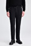 Ds Damat Relaxed Fit (No Pile) Black Dobby Jogger Pants