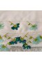 Handcrafted Needle Embroidered Prayer Cover Dowry Cover Mevlit Headscarf Crepe Fabric 145X75 cm - 4