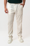 Ds Damat Relaxed Fit (Pile-Free) Ecru Dobby Jogger Pants