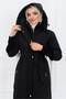 Women's Belted Montana Fabric Coat - 5