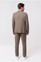 Slim Fit Mink Straight Suit - 2