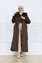 Women's Belted Montana Fabric Coat - 7
