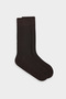 Ds Damat Brown Ribbed Socks - 2