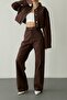Women's Brown Diamond Patterned Jeans - 2