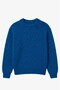 Saks Blue Thick Knitted Crew Neck Sweater