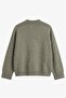 Khaki Buttoned Sweater - 2