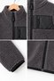Welsoft Plush Zippered Winter Vest Cardigan for Girls and Boys (Full Fit) - 3