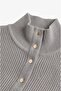 Mink Celis Half Fisherman Snap Fastener Sweater - 3