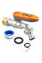 3-Digit, Combination, Lockable, Garden Tap, 1/2'', Outdoor, Water Valve, Hose Connection Set