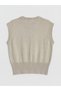 Özmarka New Season Beige Crew Neck Women's Knitwear Sweater - 6