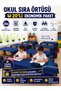 20-Piece School Desk Tablecloth Elastic A-Quality Fabric Stain Resistant - 2